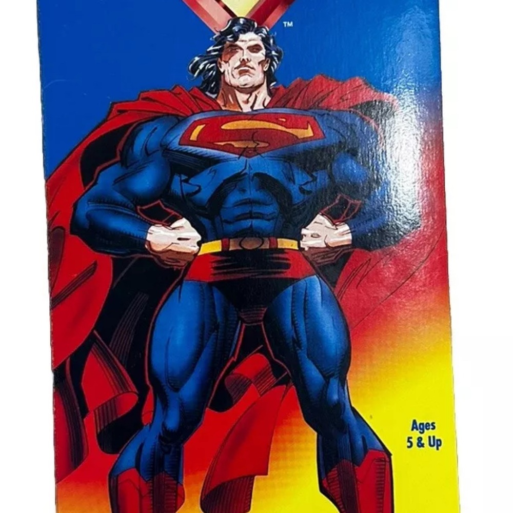 Superman Man of Steel 12" Fully Poseable Limited Edition Action Figure 1996